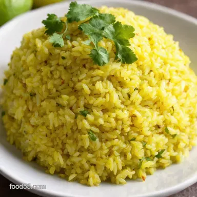 Zesty Cilantro Lime Rice My GoTo Fresh Fluffy Fast Side Recipe Card