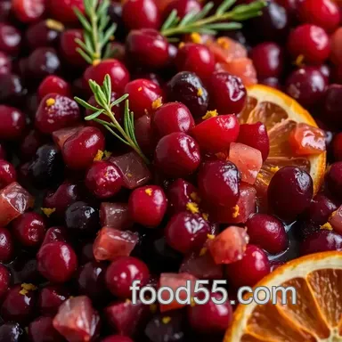 Easy Zesty Cranberry and Orange Relish: A Perfect Festive Side Dish! Recipe Card