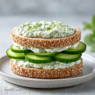 Zesty Herb Cucumber Sandwiches in 20 Min Recipe Card