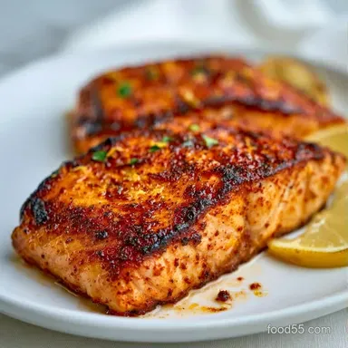 Zesty Lemon Grilled Salmon in 20 Minutes Recipe Card
