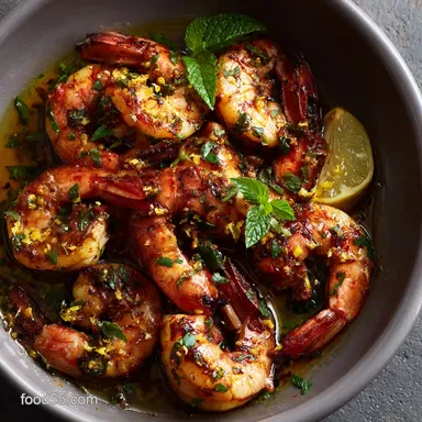Grilled Shrimp Marinade: The Easiest Mediterranean Citrus Recipe Recipe Card