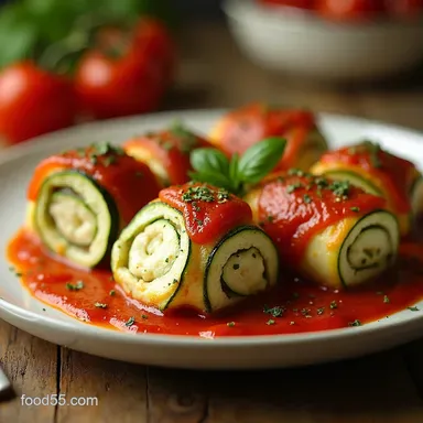 Zucchini Rollatini Recipe My GoTo Herbed Ricotta Rolls Recipe Card