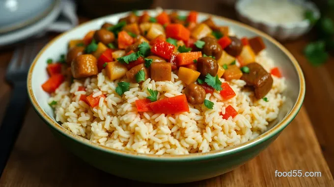 Arroz con Gandules: Puerto Rican Rice with Pigeon Peas