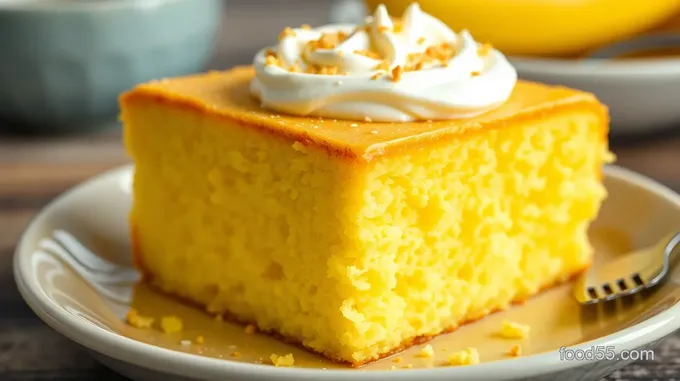 Custard-Infused Box Cake