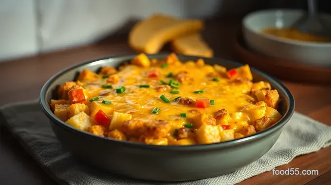 Cheesy Savory Egg Casserole: A Breakfast Classic