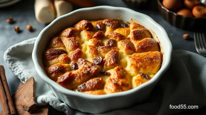 Classic British Bread and Butter Pudding