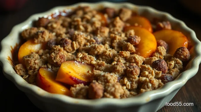 Classic Peach Crumble: A Sweet Summer Delight