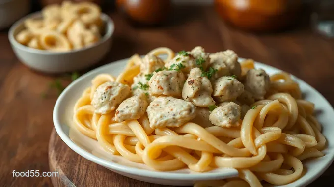 Creamy Garlic Chicken and Spinach Pasta