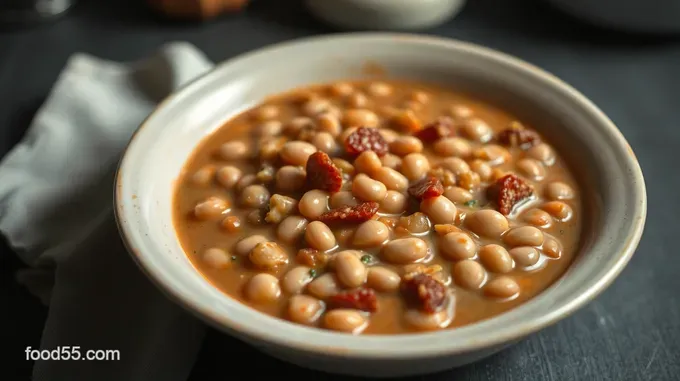 Creamy Great Northern Bean Stew with Smoky Chorizo