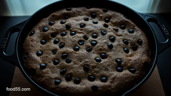 Dutch Oven Chocolate Chip Cookie Skillet