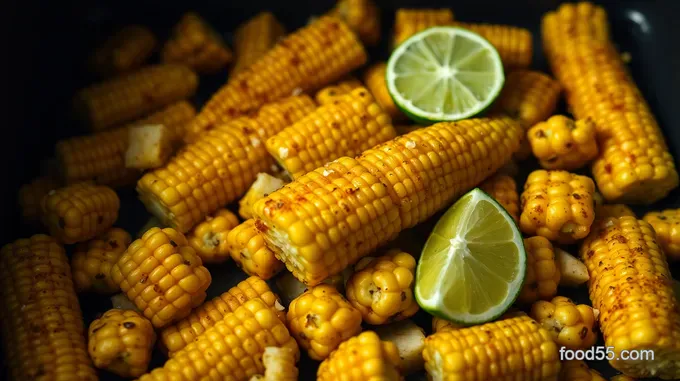 Golden Oven Roasted Corn: A Sweet and Savory Delight