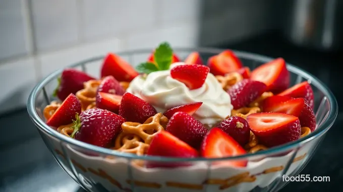Heavenly Strawberry Pretzel Salad: A Sweet and Salty Delight
