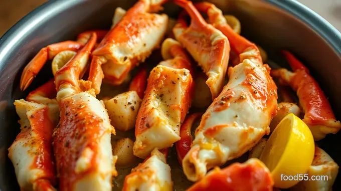 Oven Roasted Crab Legs with Garlic Butter