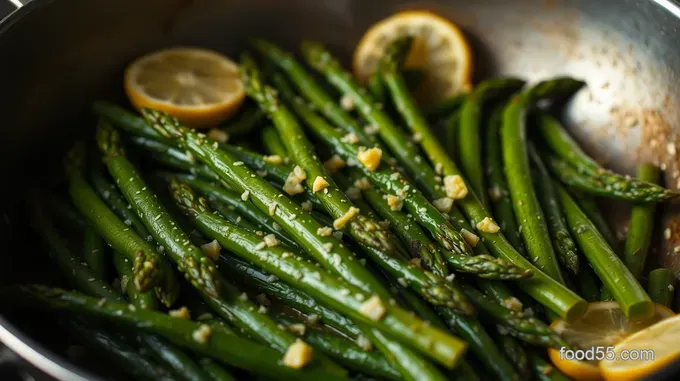 Perfectly Pan-Cooked Asparagus with Garlic and Lemon