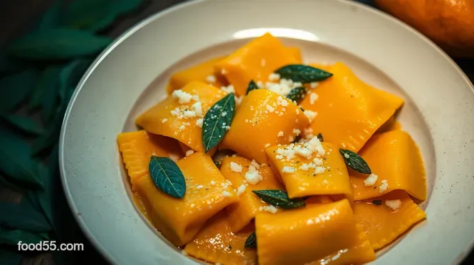 Sage Brown Butter Sauce for Butternut Squash Ravioli