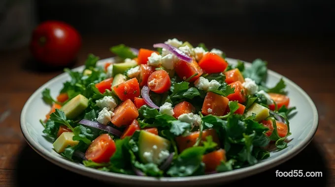 Savory Cava Supergreens Salad