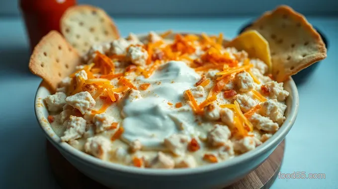 Up-Beat Chicken Dip Delight