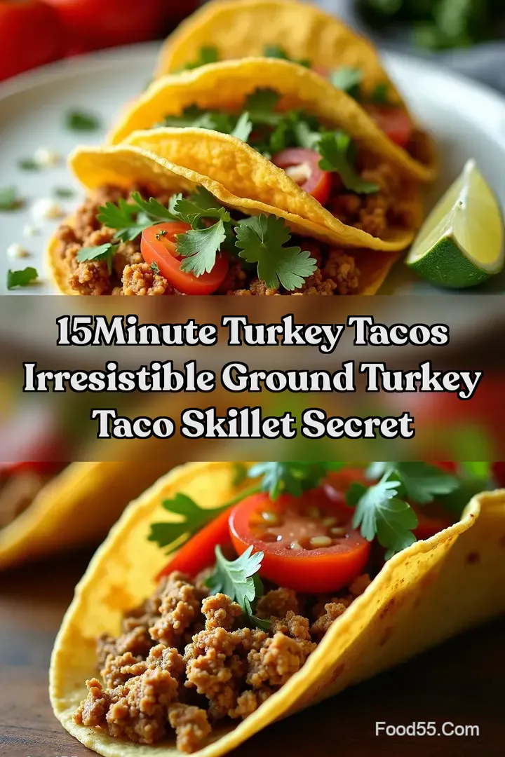 15Minute Turkey Tacos Irresistible Ground Turkey Taco Skillet Secret