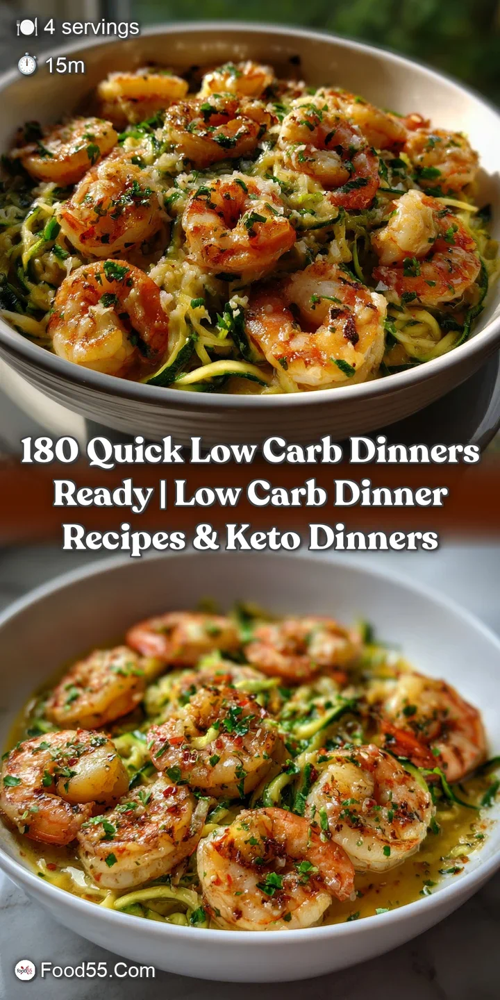 180 Quick Low Carb Dinners Ready | Low Carb Dinner Recipes & Keto Dinners