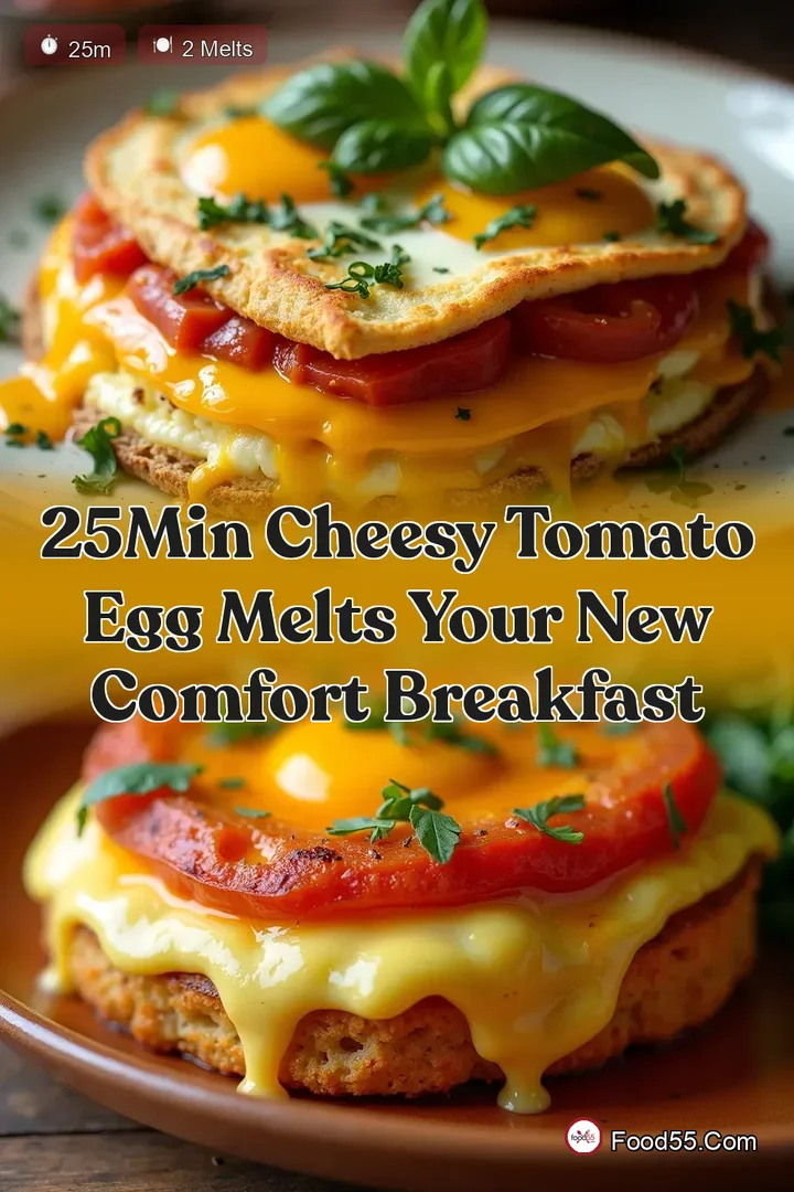 25Min Cheesy Tomato Egg Melts Your New Comfort Breakfast