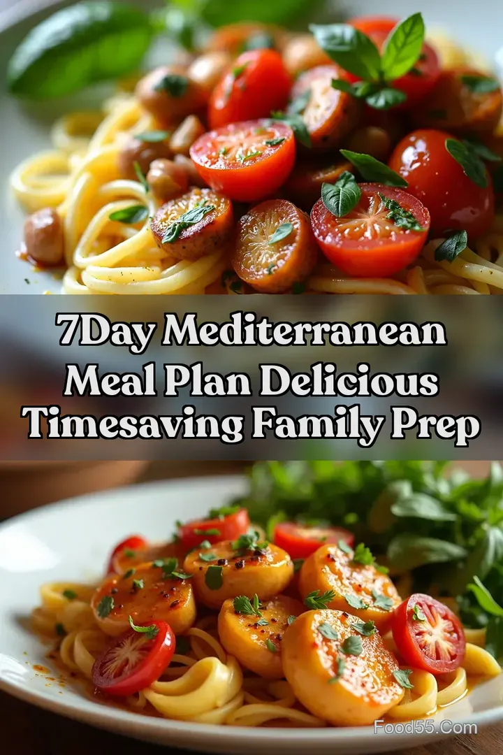7Day Mediterranean Meal Plan Delicious TimeSaving Family Prep