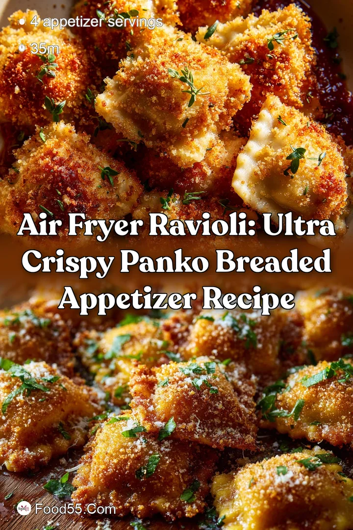 Air Fryer Ravioli: Ultra Crispy Panko Breaded Appetizer Recipe