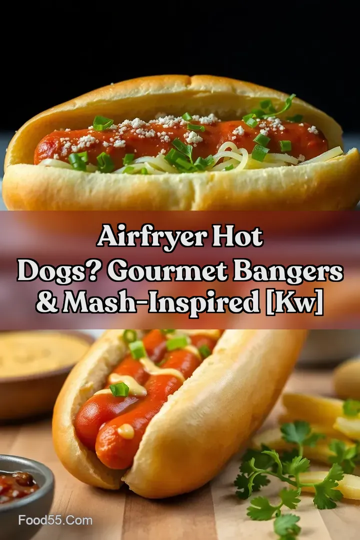 Airfryer Hot Dogs? Gourmet Bangers &amp Mash-Inspired [kw]