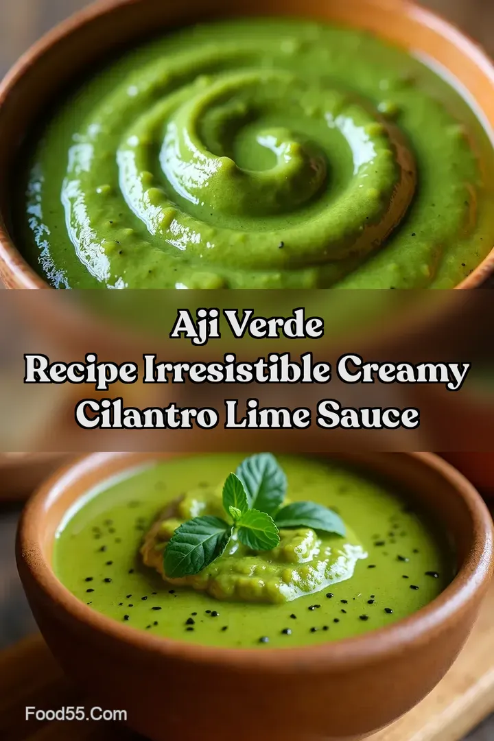 Aji Verde Recipe Irresistible Creamy Cilantro Lime Sauce