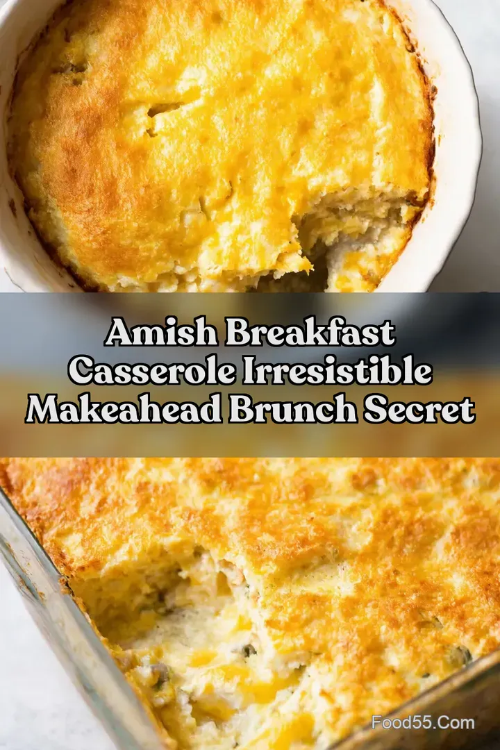 Amish Breakfast Casserole Irresistible MakeAhead Brunch Secret