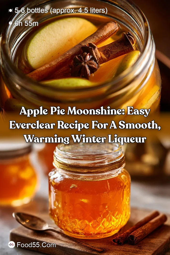 Apple Pie Moonshine: Easy Everclear Recipe for a Smooth Warming Winter Liqueur