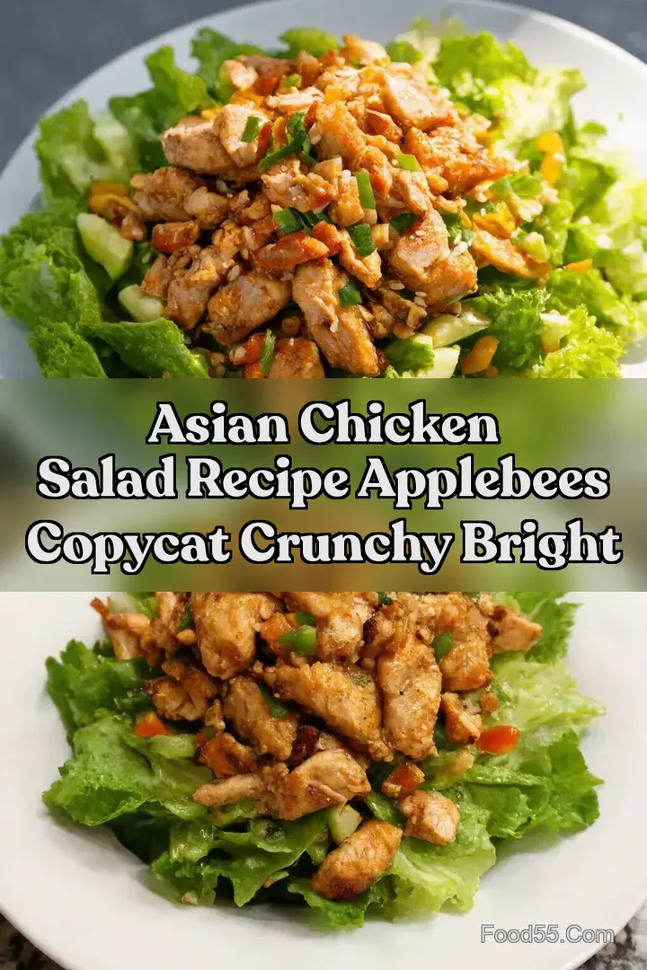 Asian Chicken Salad Recipe Applebees Copycat Crunchy Bright
