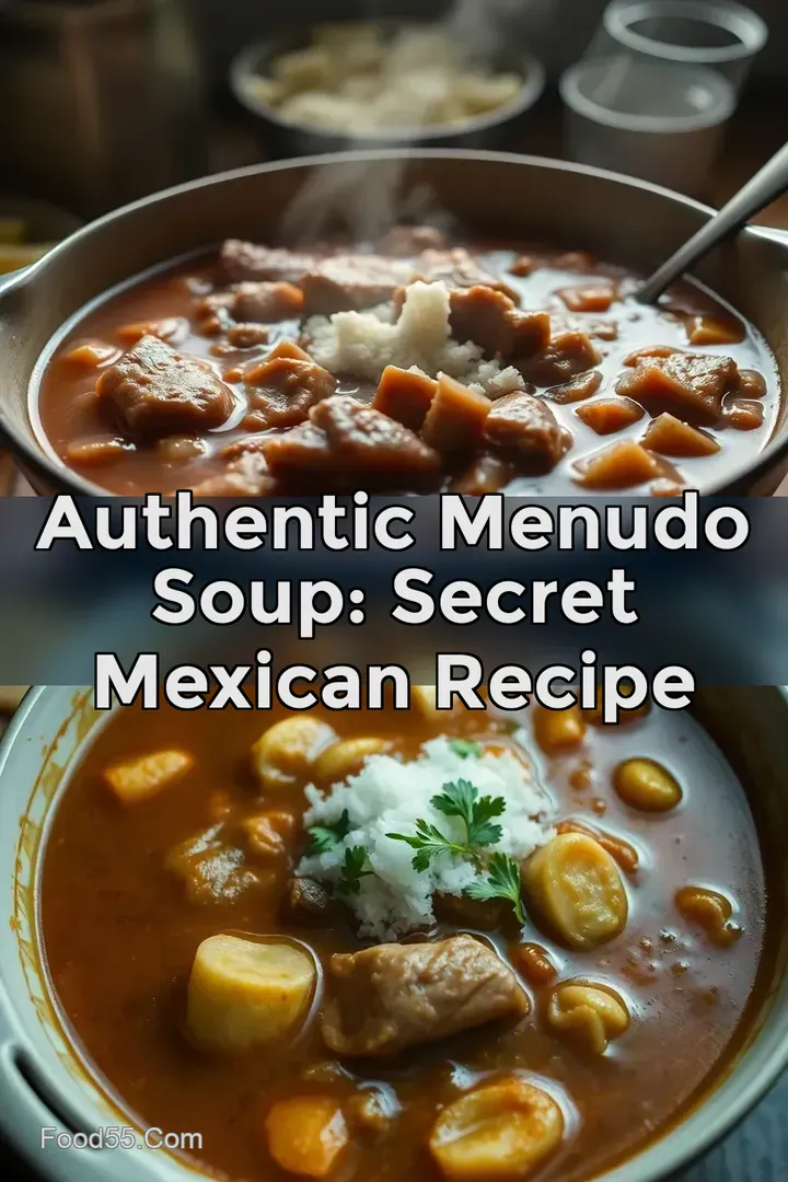 Authentic Menudo Soup: Secret Mexican Recipe : PIN FOR LATER Authentic Menudo Soup: Secret Mexican Recipe