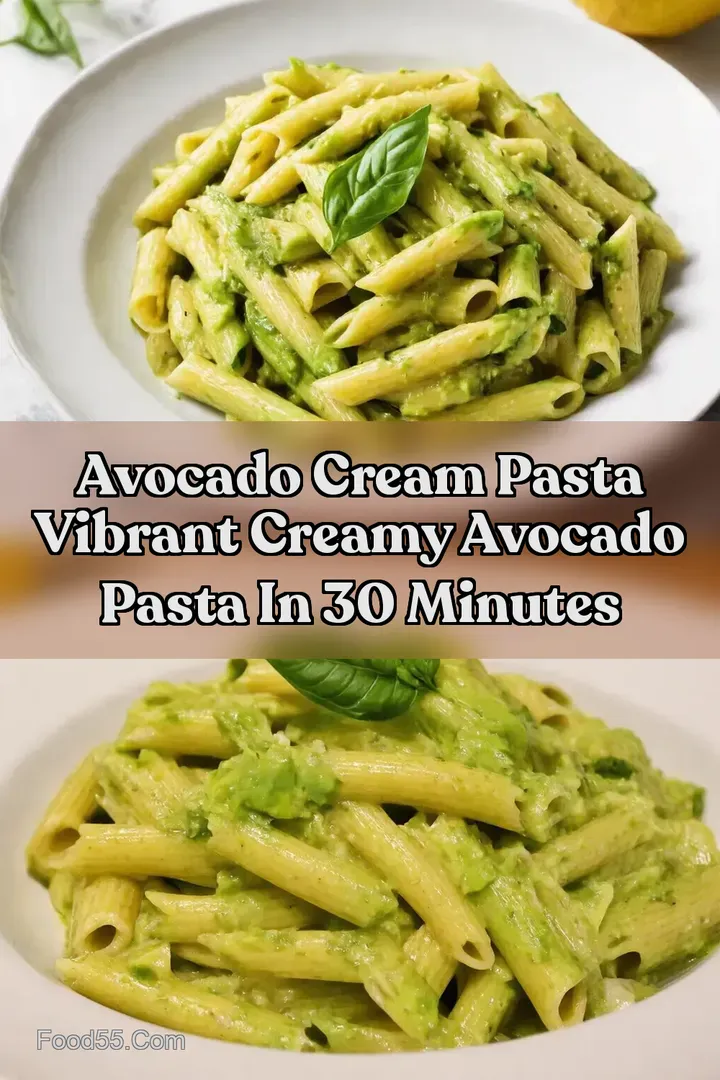 Avocado Cream Pasta Vibrant Creamy Avocado Pasta in 30 Minutes