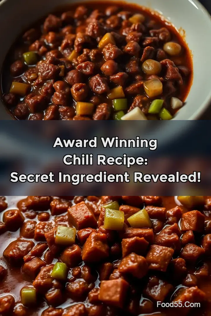 Award Winning Chili Recipe: Secret Ingredient Revealed! : PIN FOR LATER Award Winning Chili Recipe: Secret Ingredient Revealed!