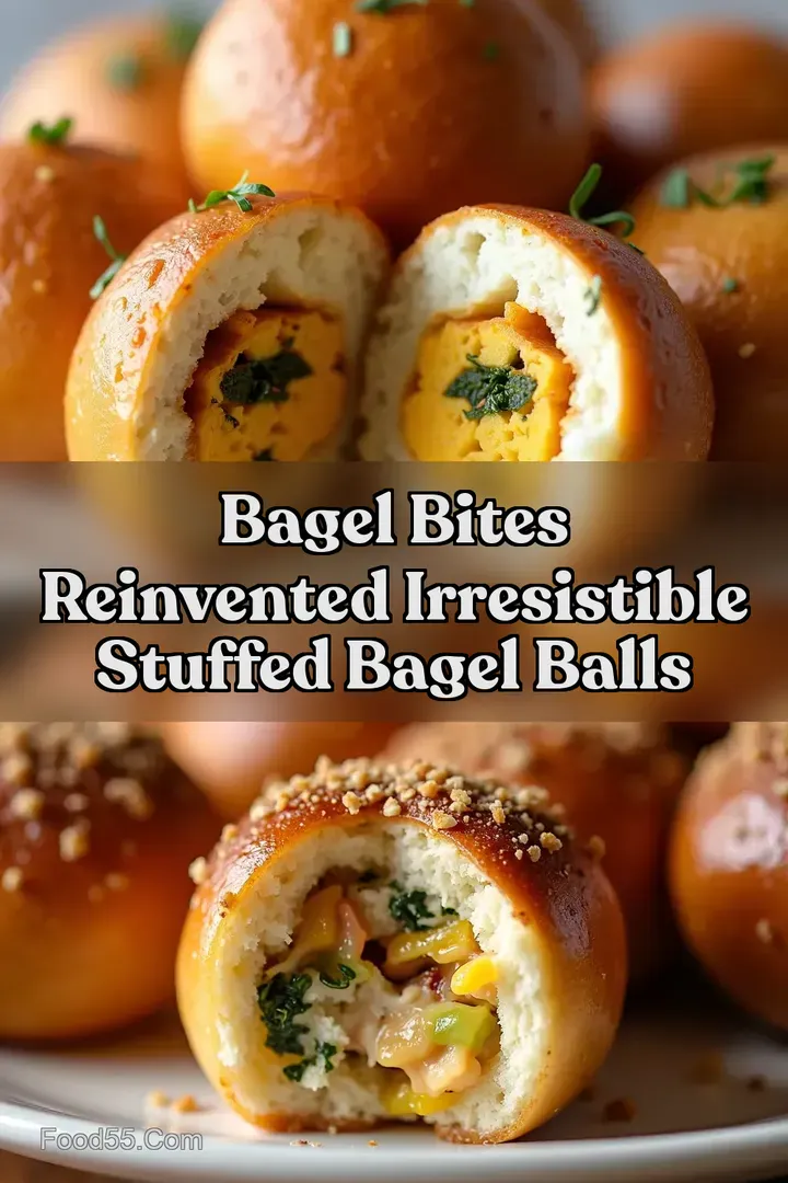 Bagel Bites Reinvented Irresistible Stuffed Bagel Balls