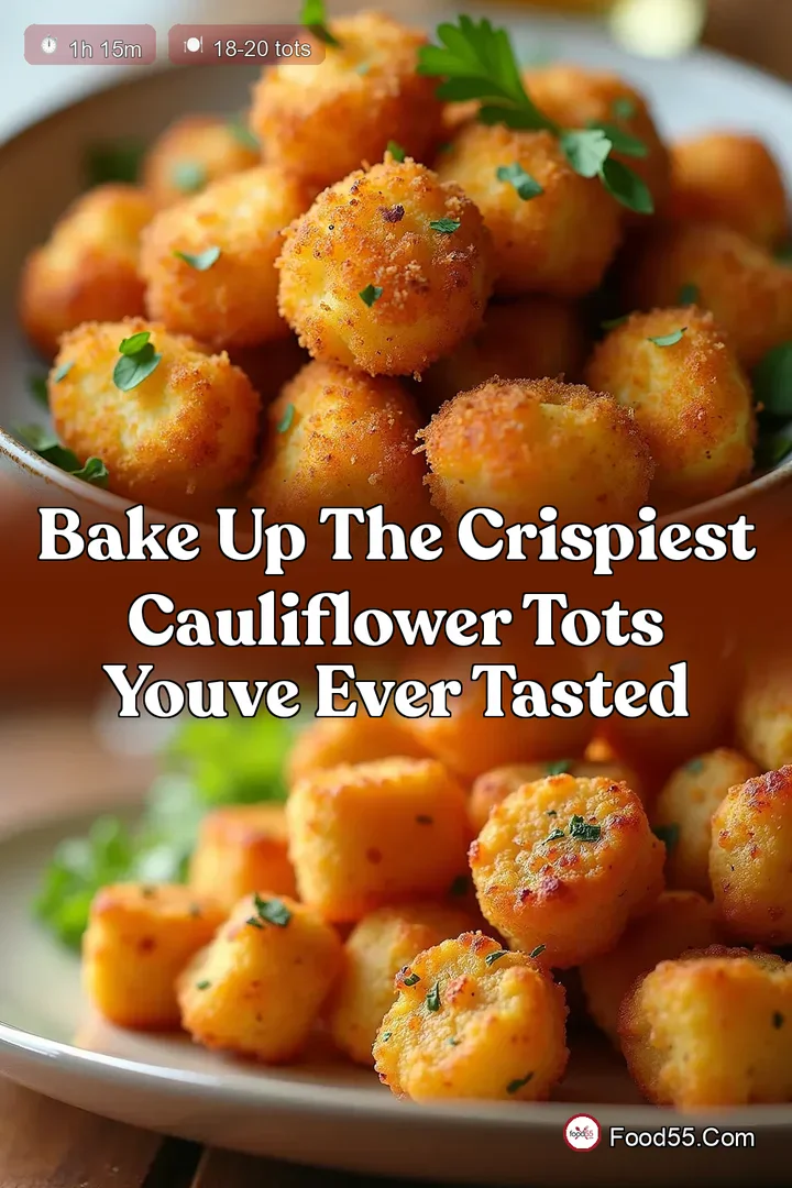 Bake Up the Crispiest Cauliflower Tots Youve Ever Tasted