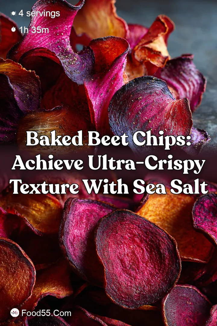 Baked Beet Chips: Achieve Ultra-Crispy Texture with Sea Salt
