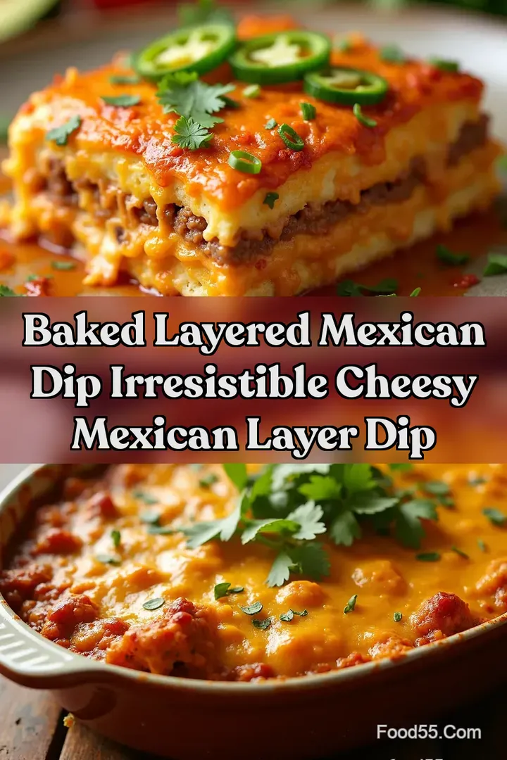 Baked Layered Mexican Dip Irresistible Cheesy Mexican Layer Dip