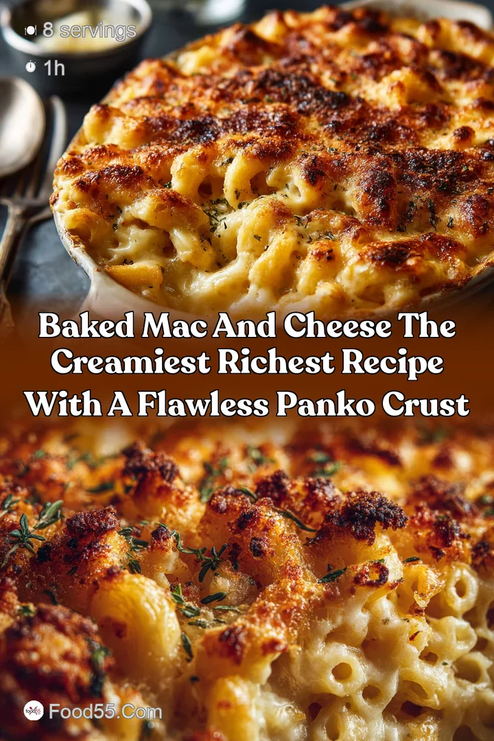 Baked Mac and Cheese The Creamiest Richest Recipe with a Flawless Panko Crust