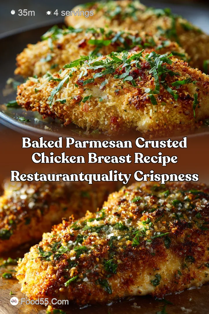 Baked Parmesan Crusted Chicken Breast Recipe RestaurantQuality Crispness