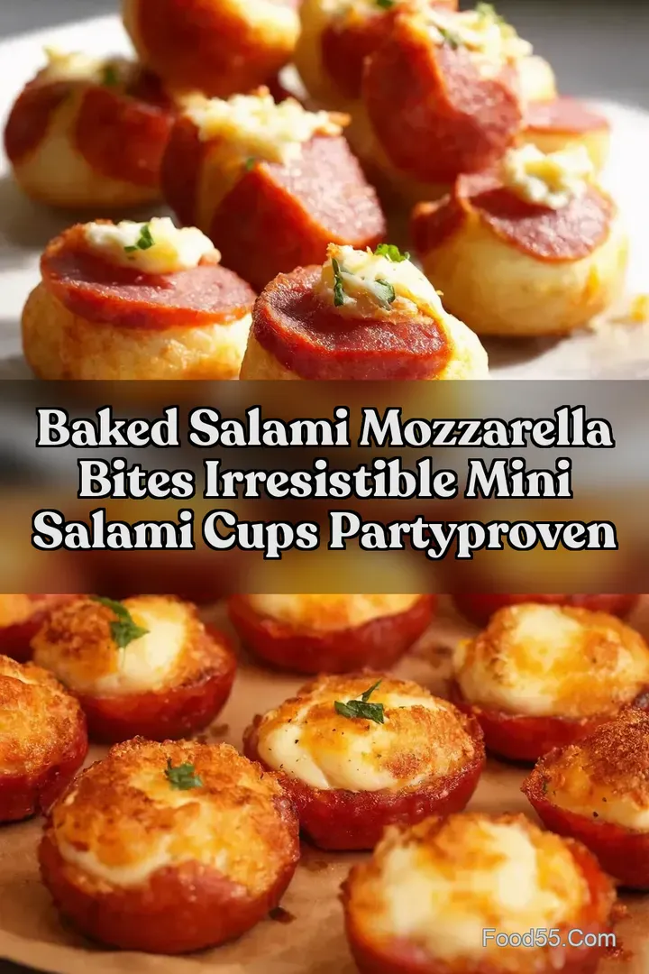 Baked Salami Mozzarella Bites Irresistible Mini Salami Cups PartyProven