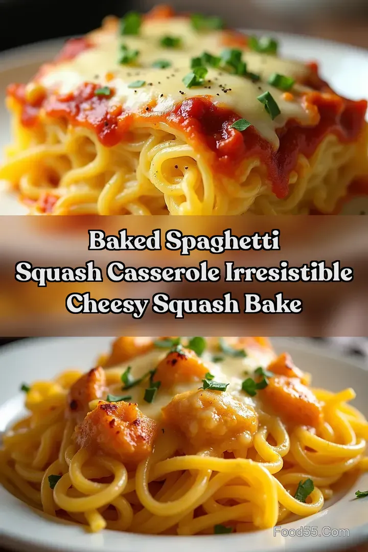 Baked Spaghetti Squash Casserole Irresistible Cheesy Squash Bake