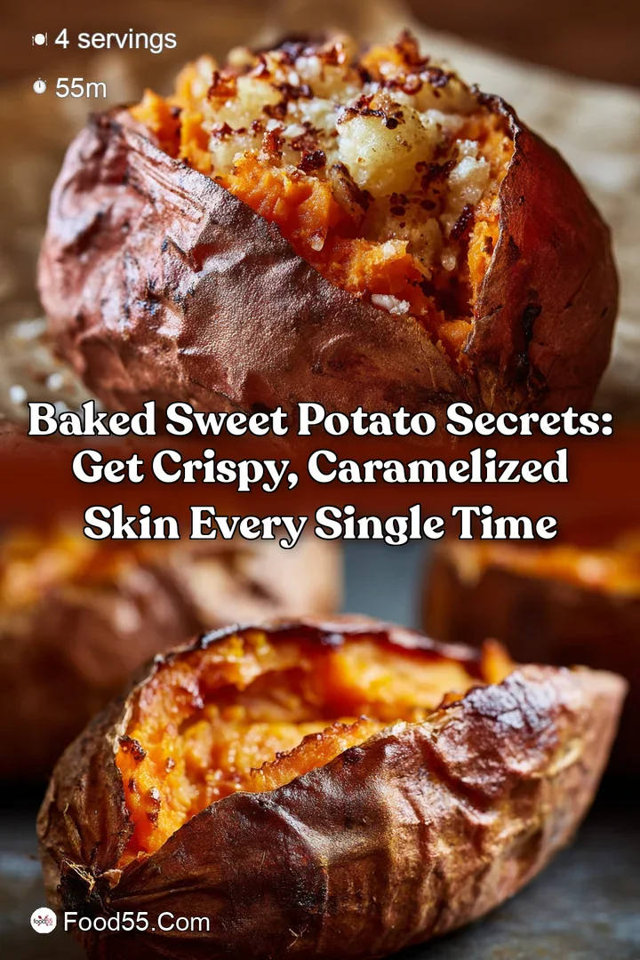 Baked Sweet Potato Secrets: Get Crispy Caramelized Skin Every Single Time