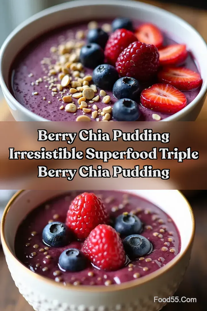 Berry Chia Pudding Irresistible Superfood Triple Berry Chia Pudding