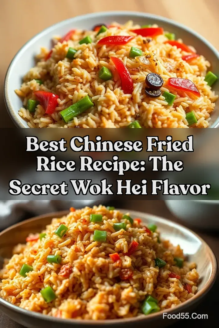 Best Chinese Fried Rice Recipe: The Secret Wok Hei Flavor : PIN FOR LATER Best Chinese Fried Rice Recipe: The Secret Wok Hei Flavor