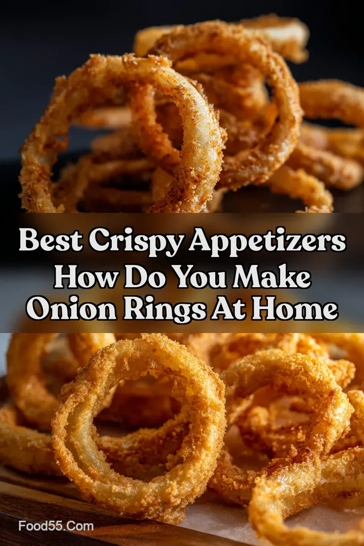 Best Crispy Appetizers How Do You Make Onion Rings at Home