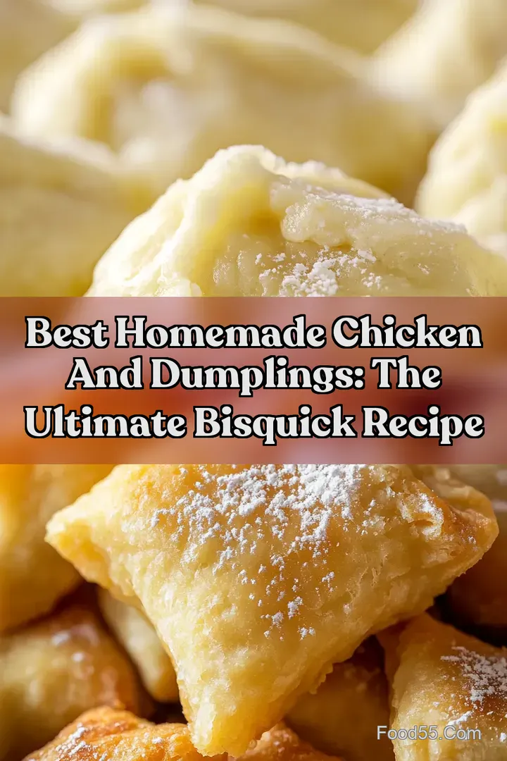 Best Homemade Chicken And Dumplings: The Ultimate Bisquick Recipe : PIN FOR LATER Best Homemade Chicken And Dumplings: The Ultimate Bisquick Recipe