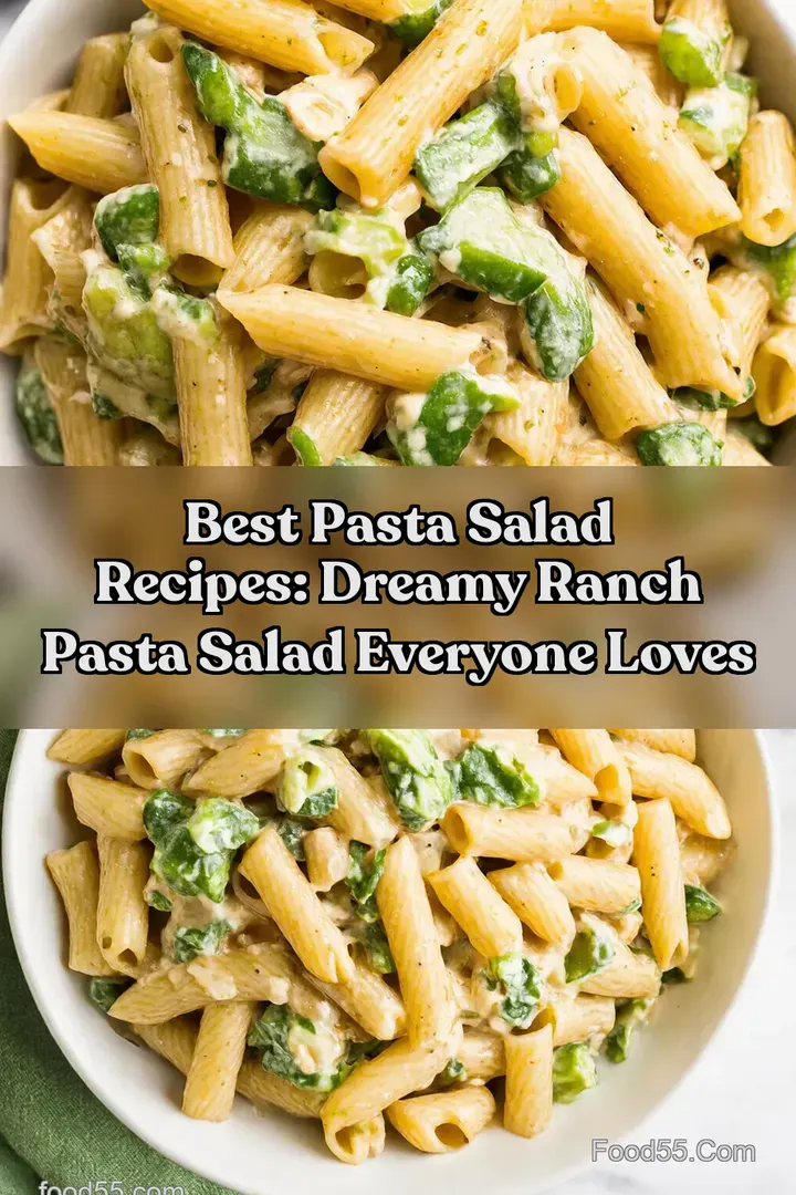 Best Pasta Salad Recipes: Dreamy Ranch Pasta Salad Everyone Loves : PIN FOR LATER Best Pasta Salad Recipes: Dreamy Ranch Pasta Salad Everyone Loves