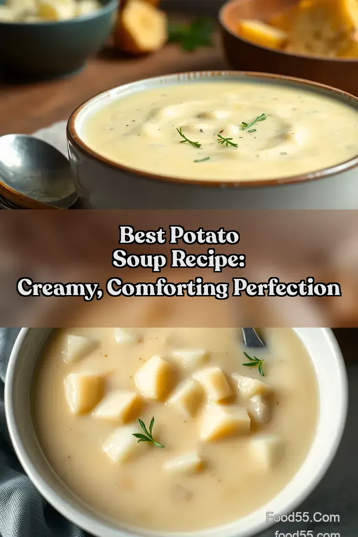 Best Potato Soup Recipe: Creamy Comforting Perfection : PIN FOR LATER Best Potato Soup Recipe: Creamy Comforting Perfection