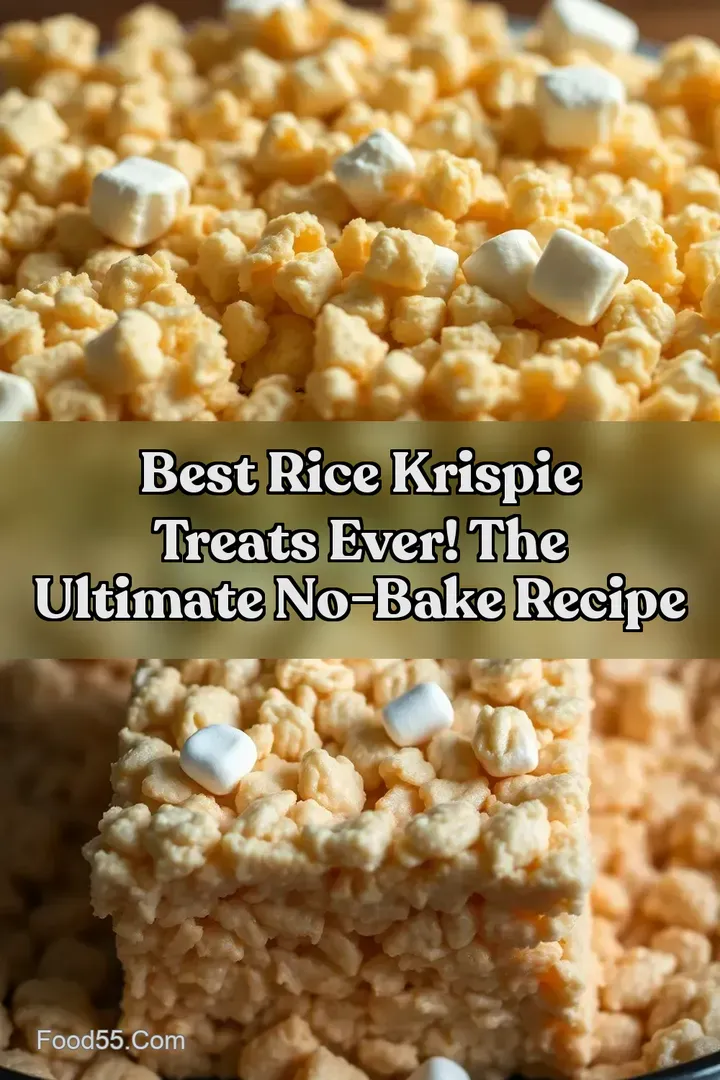 Best Rice Krispie Treats Ever! The Ultimate No-Bake Recipe